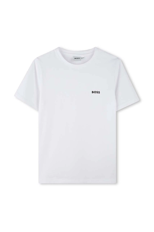 BOSS t-shirt bawełniany dziecięcy 2-pack J51137.114.150 granatowy