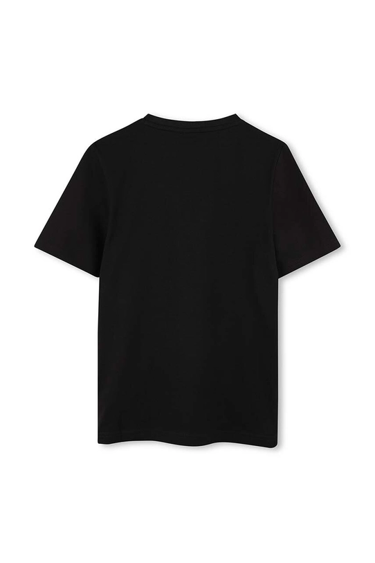 BOSS t-shirt bawełniany dziecięcy J51200.162.174 czarny AW24