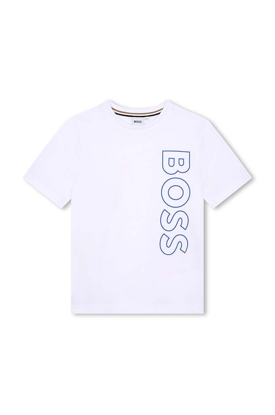 BOSS tricou de bumbac pentru copii print alb J51206.114.150