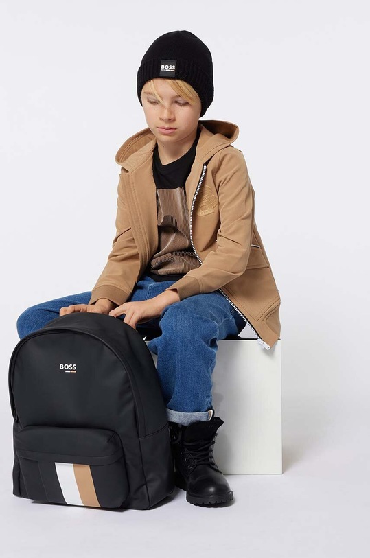 CHLAPEC Dětské bavlněné tričko BOSS J51216.162.174 černá