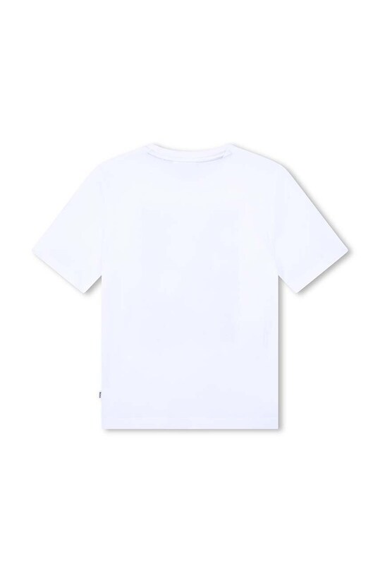 Chłopiec BOSS t-shirt bawełniany dziecięcy J51217.126.150 biały