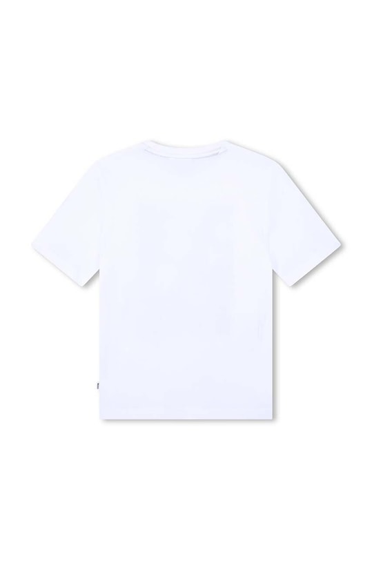 Dětské bavlněné tričko BOSS J51217.162.174 bílá AW24