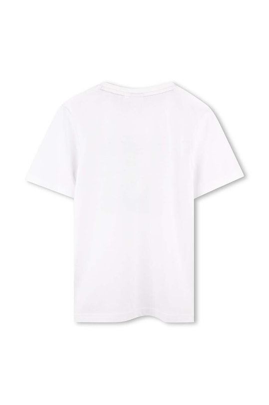 Dětské bavlněné tričko BOSS J51219.162.174 bílá AW24