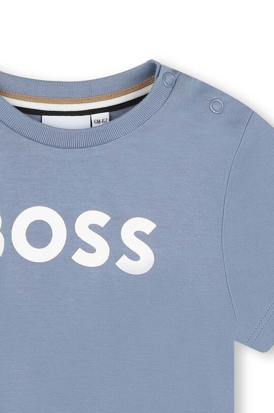 Băieți BOSS tricou din bumbac pentru bebelusi J51298.74.81 gri