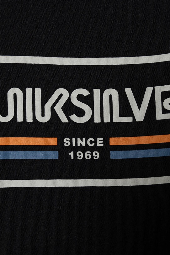 CHLAPEC Dětské bavlněné tričko Quiksilver RANGE LIFE SS EQBZT04784 černá