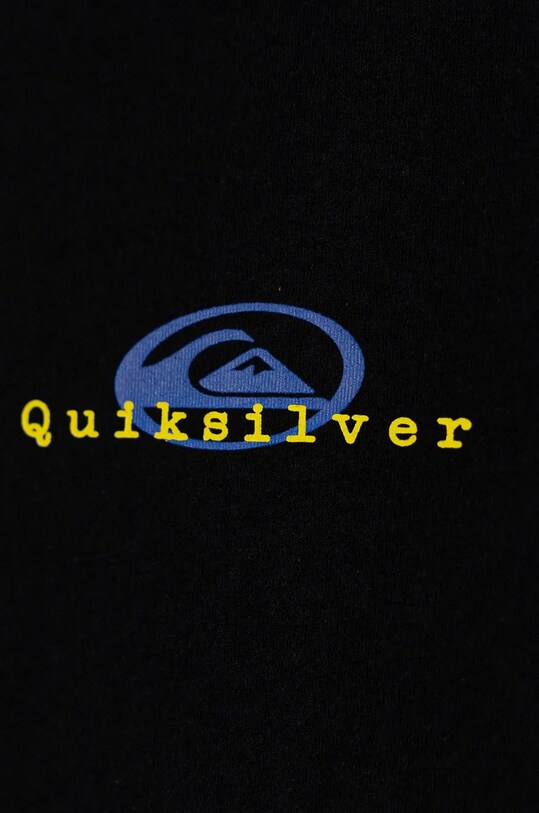Chłopiec Quiksilver t-shirt bawełniany dziecięcy THERMAL LOGO BMY AQBZT04452 czarny