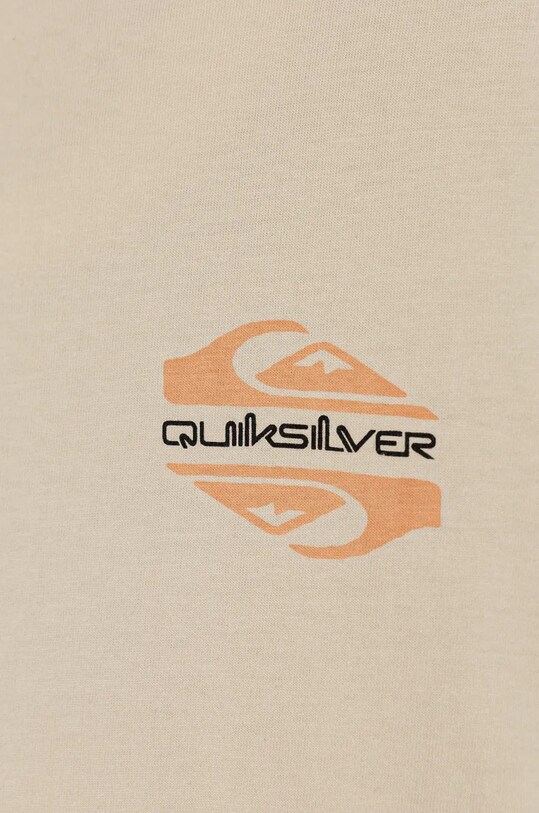 Мальчик Детская хлопковая футболка Quiksilver FUN ZONE SS EQBZT04774 бежевый