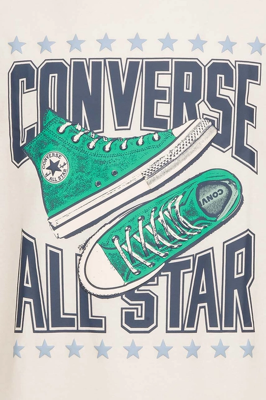 Băieți Converse tricou copii 9CG192 bej