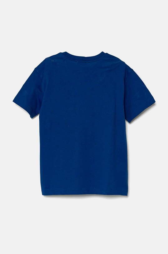 Παιδικό βαμβακερό μπλουζάκι United Colors of Benetton 3I1XC10JL.G.Seasonal σκούρο μπλε AW24