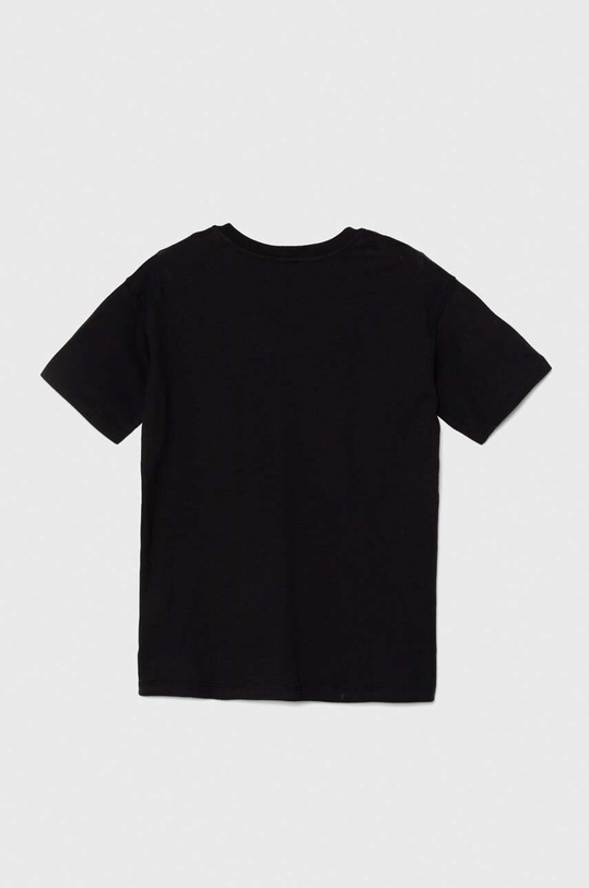 Παιδικό βαμβακερό μπλουζάκι United Colors of Benetton 3I1XC10JL.G.Seasonal μαύρο AW24