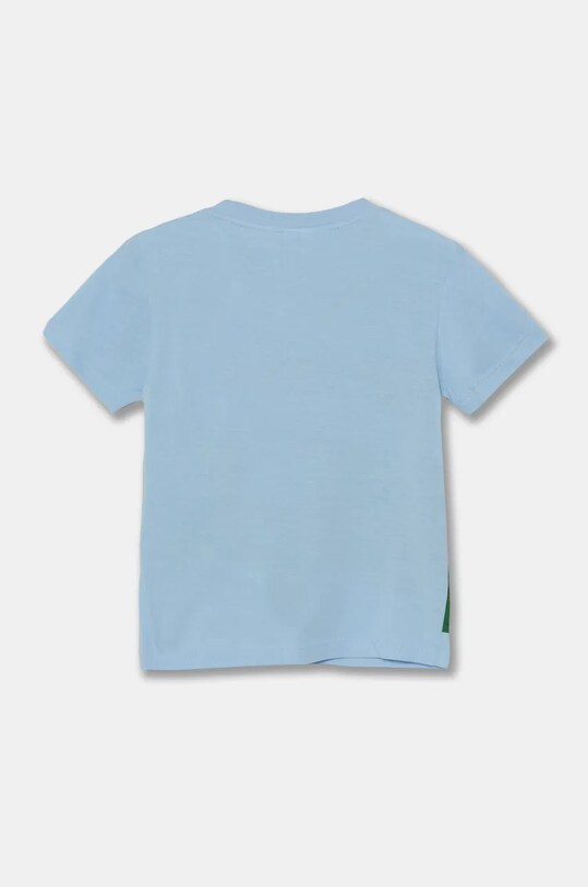 Детская хлопковая футболка Lacoste TJ2578 голубой AW24