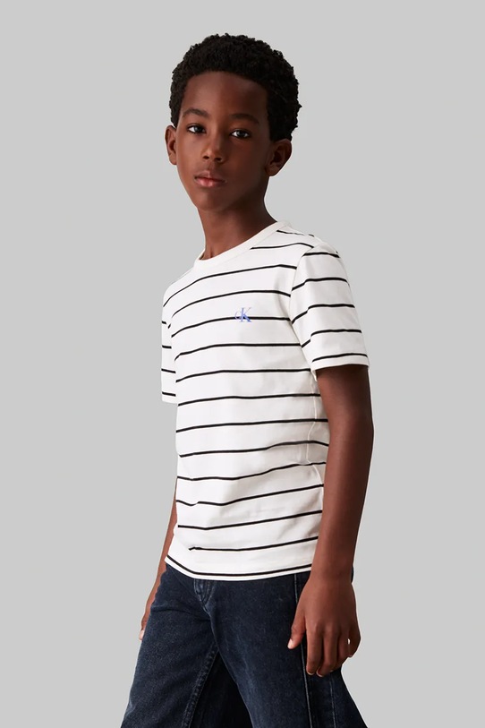 Calvin Klein Jeans t-shirt bawełniany dziecięcy 2-pack IB0IB02406.128.176.9BYH