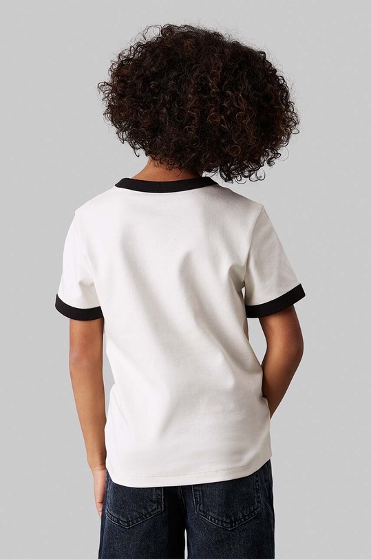 Calvin Klein Jeans t-shirt bawełniany dziecięcy IB0IB02241.9BYH