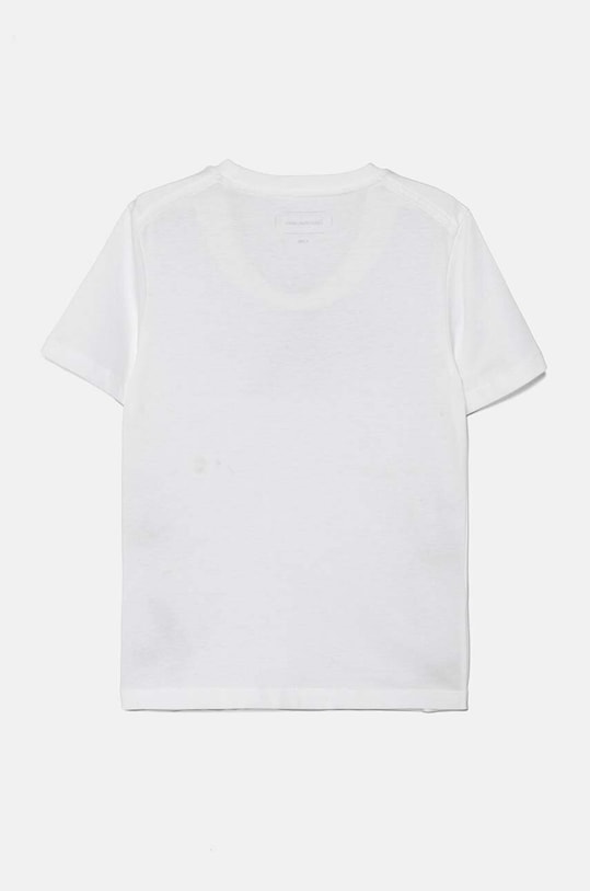 Хлопчик Дитяча бавовняна футболка Calvin Klein Jeans IU0IU00676.128.176.9BYH білий
