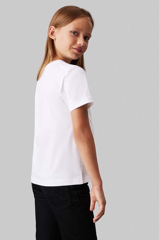 Дитяча бавовняна футболка Calvin Klein Jeans IU0IU00676.128.176.9BYH