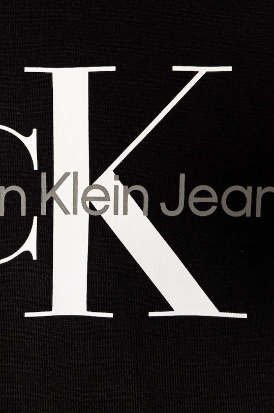 Мальчик Детская хлопковая футболка Calvin Klein Jeans IU0IU00676.128.176.9BYH чёрный