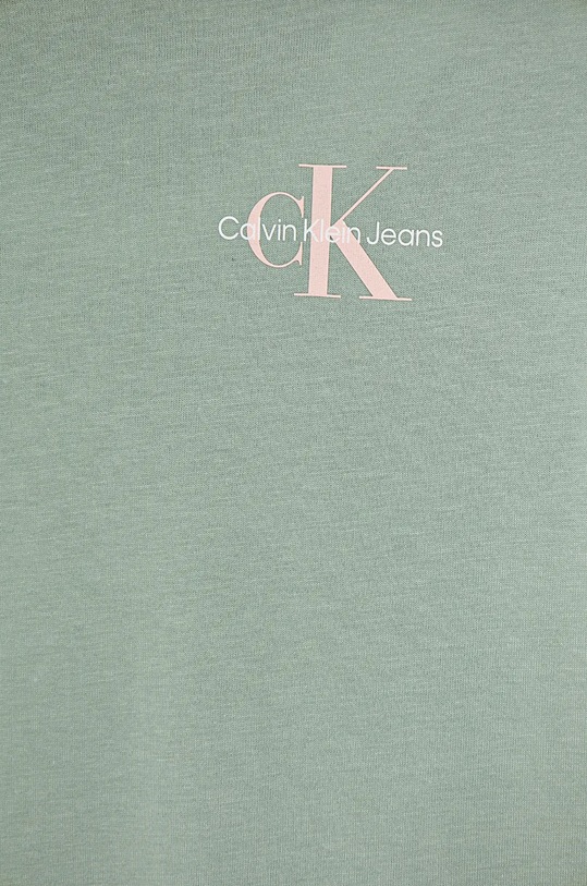 Calvin Klein Jeans t-shirt bawełniany dziecięcy zielony IU0IU00678.104.116.9BYH