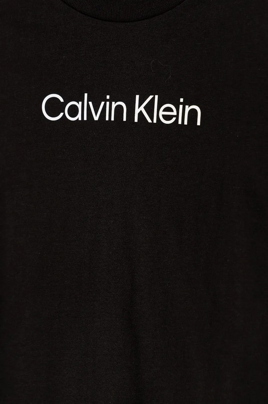 CHLAPEC Dětské bavlněné tričko Calvin Klein Jeans IU0IU00682.104.116.9BYH černá