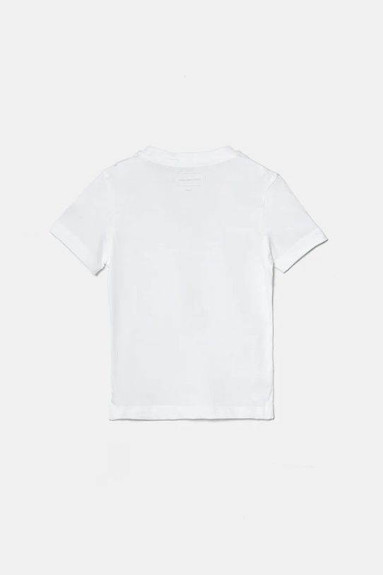 Calvin Klein Jeans t-shirt bawełniany dziecięcy IU0IU00682.128.176.9BYH biały AW24