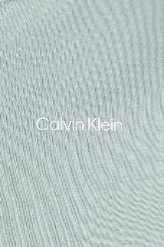 Детская хлопковая футболка Calvin Klein Jeans зелёный IU0IU00683.128.176.9BYH