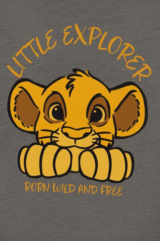 Băieți United Colors of Benetton tricou de bumbac pentru copii 3I1XG10GR.P.Seasonal gri