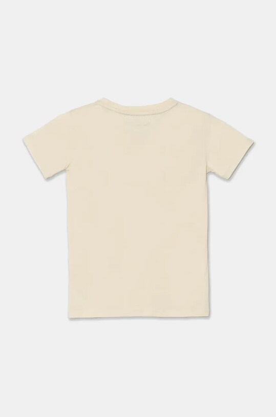 Дитяча бавовняна футболка Pepe Jeans ALDRIDGE PB503918 бежевий AW24