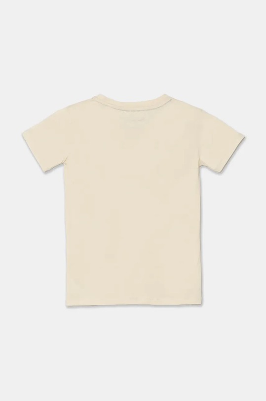 Pepe Jeans tricou de bumbac pentru copii ALDRIDGE PB503918 bej AW24