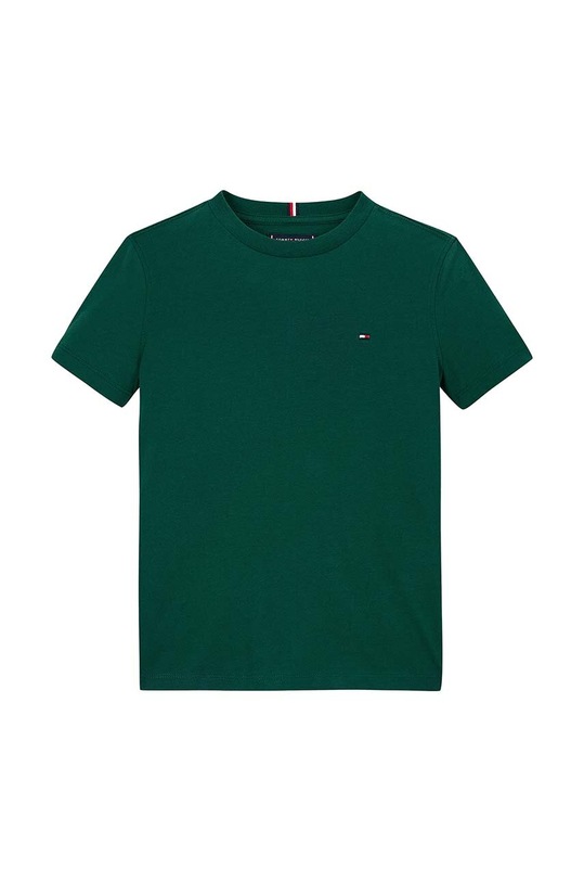 Tommy Hilfiger t-shirt bawełniany dziecięcy KB0KB06879.9BYH.86.122 zielony AW24