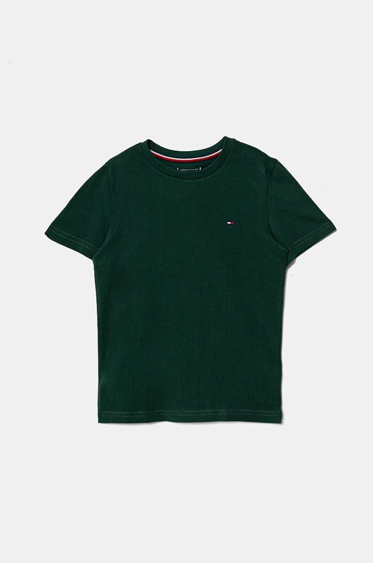 Tommy Hilfiger t-shirt bawełniany dziecięcy 2-pack UB0UB00310.9BYH zielony AW24