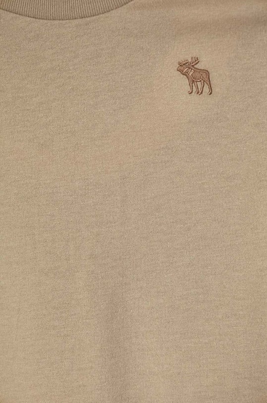 Chłopiec Abercrombie & Fitch t-shirt dziecięcy KI224.4092 brązowy
