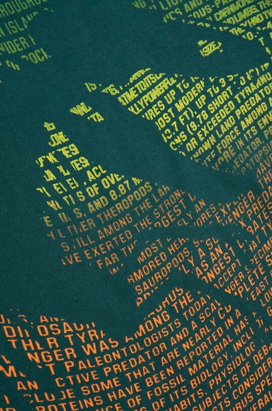 Coccodrillo t-shirt bawełniany dziecięcy zielony ZC4143205VBA