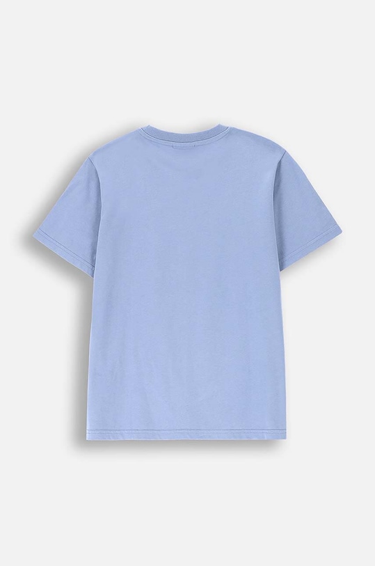 Coccodrillo t-shirt bawełniany dziecięcy ZC4143208VBA niebieski AW24