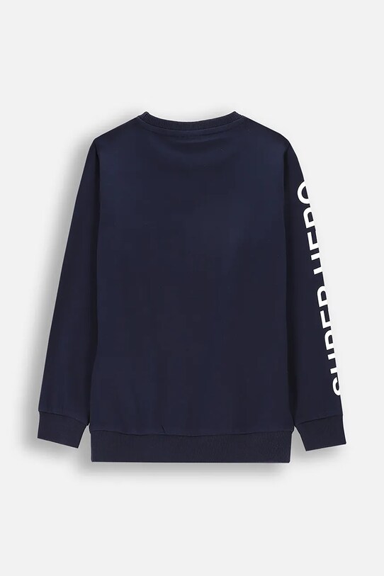 Dětská mikina Coccodrillo ZC4143103LBD námořnická modř AW24
