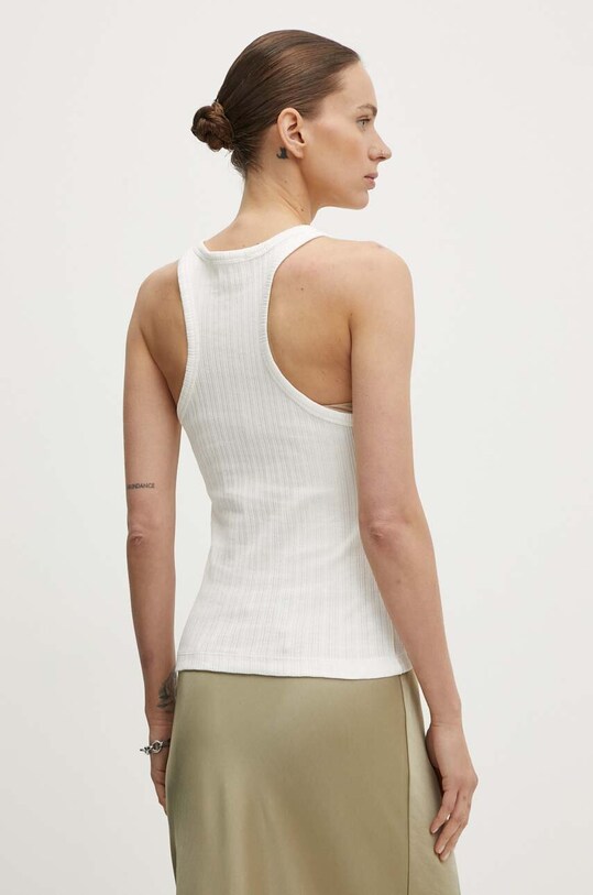 Îmbrăcăminte Samsoe Samsoe top din bumbac SAHELENE F24200135 alb