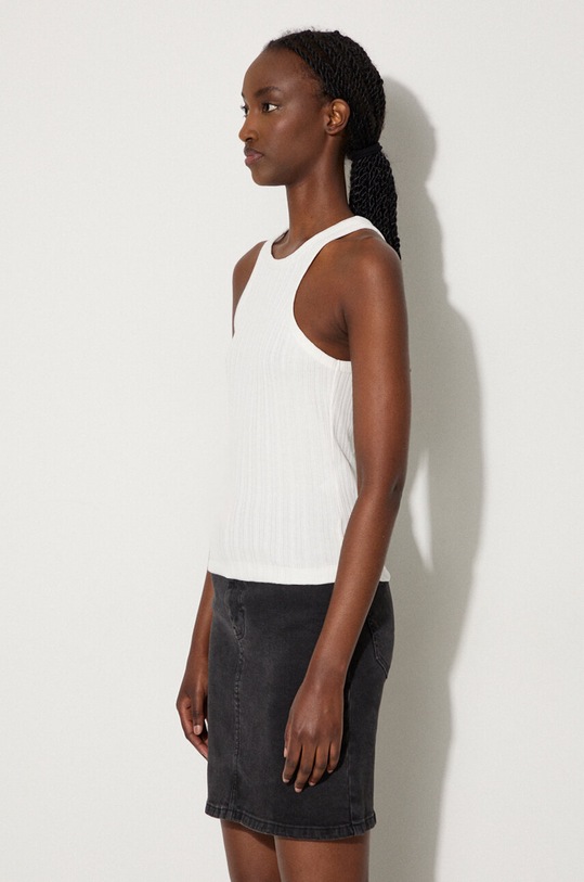 Samsoe Samsoe top in cotone SAHELENE bianco F24200135