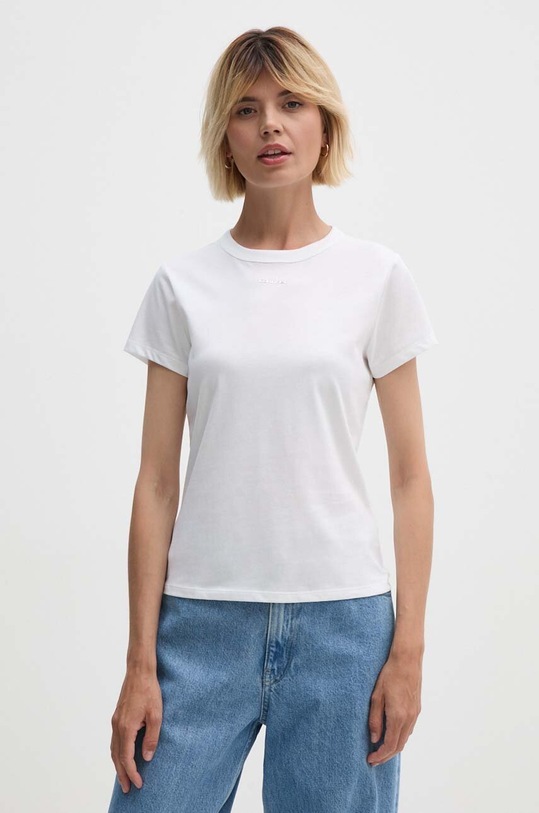 Bavlněné tričko Calvin Klein bílá K20K207212