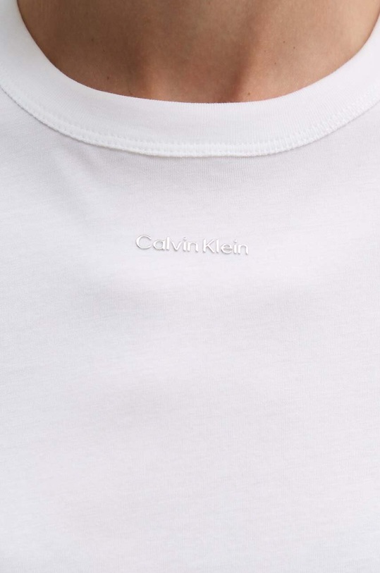 Bavlněné tričko Calvin Klein K20K207212 bílá