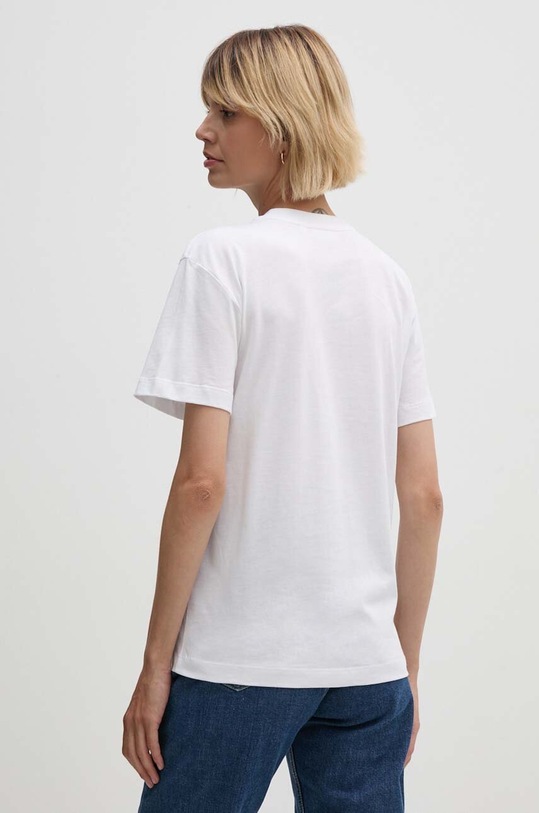 Odzież Calvin Klein t-shirt bawełniany K20K207215 biały