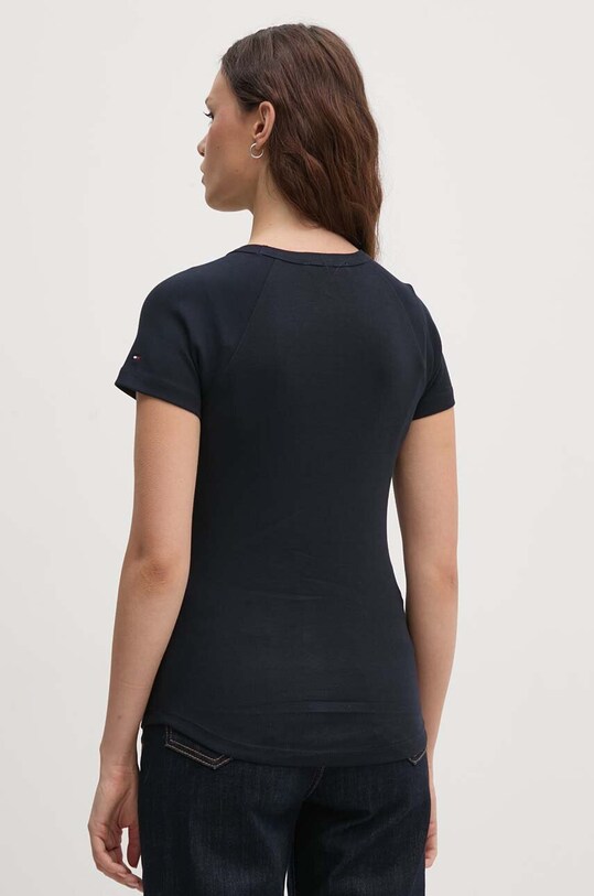 Odzież Tommy Hilfiger t-shirt bawełniany WW0WW42089 granatowy