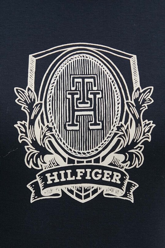 Tommy Hilfiger t-shirt bawełniany WW0WW42089 granatowy