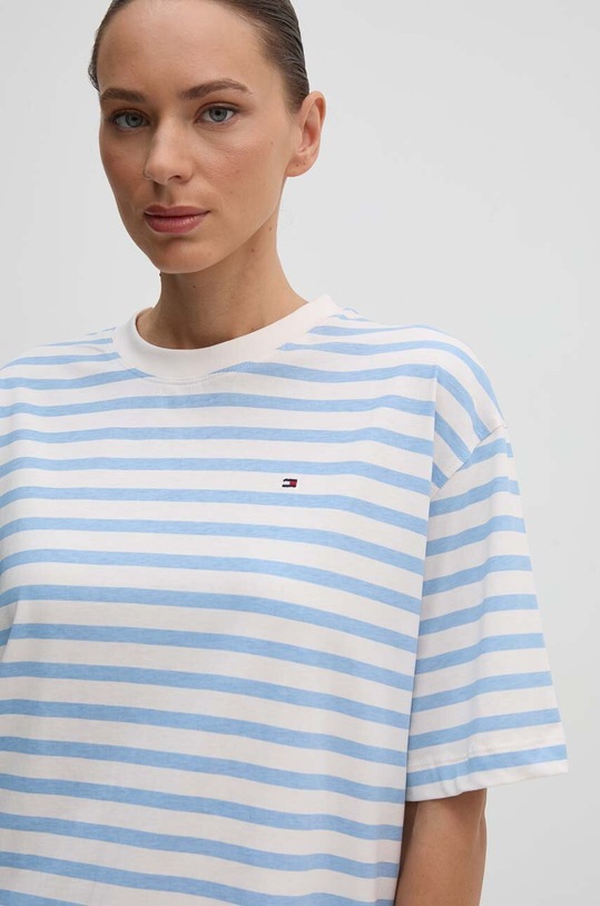 Tommy Hilfiger t-shirt bawełniany niebieski WW0WW42323