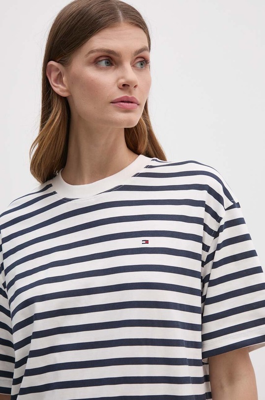 Tommy Hilfiger t-shirt bawełniany granatowy WW0WW42323