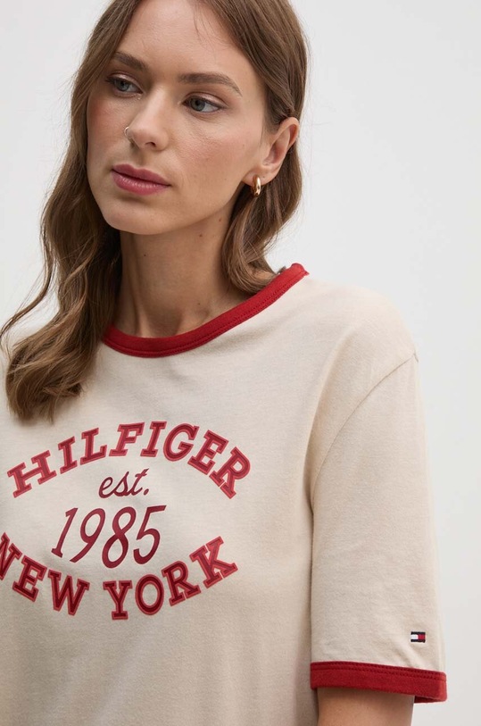 Tommy Hilfiger t-shirt beżowy WW0WW42585