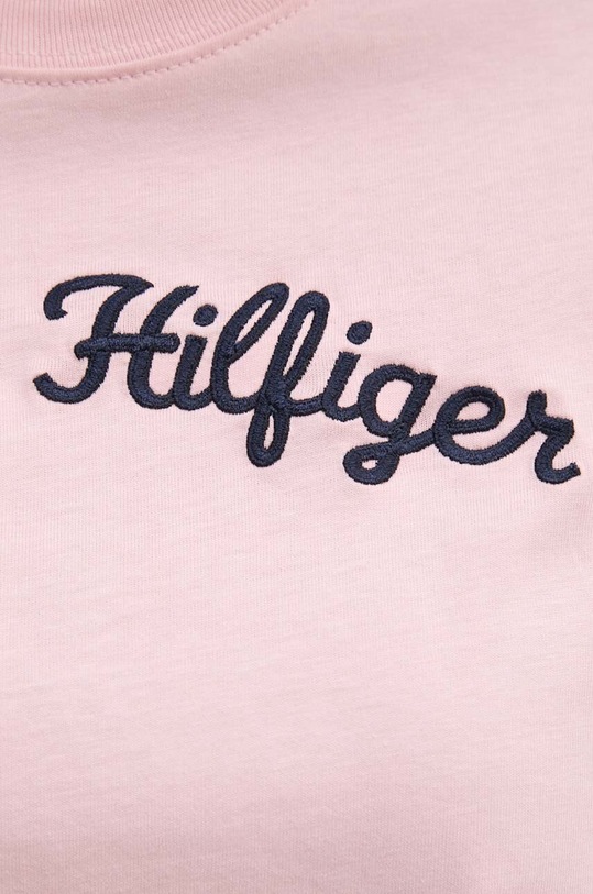 Tommy Hilfiger t-shirt bawełniany WW0WW42589 różowy