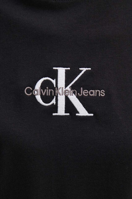Бавовняна футболка Calvin Klein Jeans чорний J20J223561