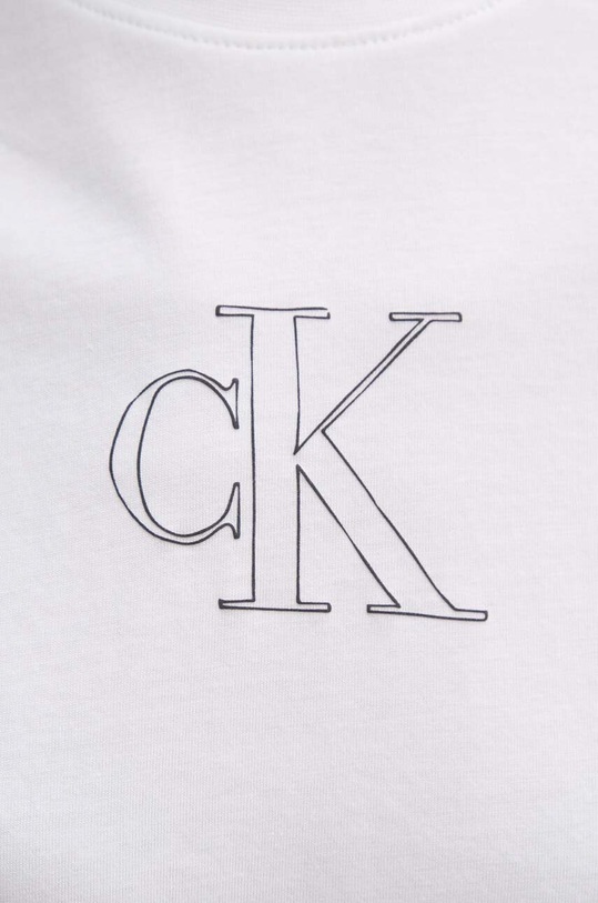 Calvin Klein Jeans t-shirt bawełniany biały J20J224791