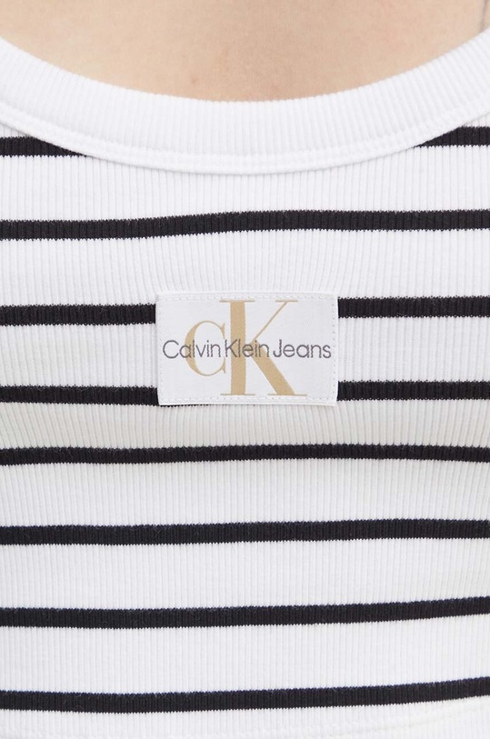 Top Calvin Klein Jeans J20J223558 λευκό