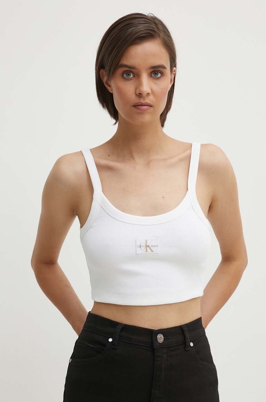 Top Calvin Klein Jeans regular bijela J20J223558