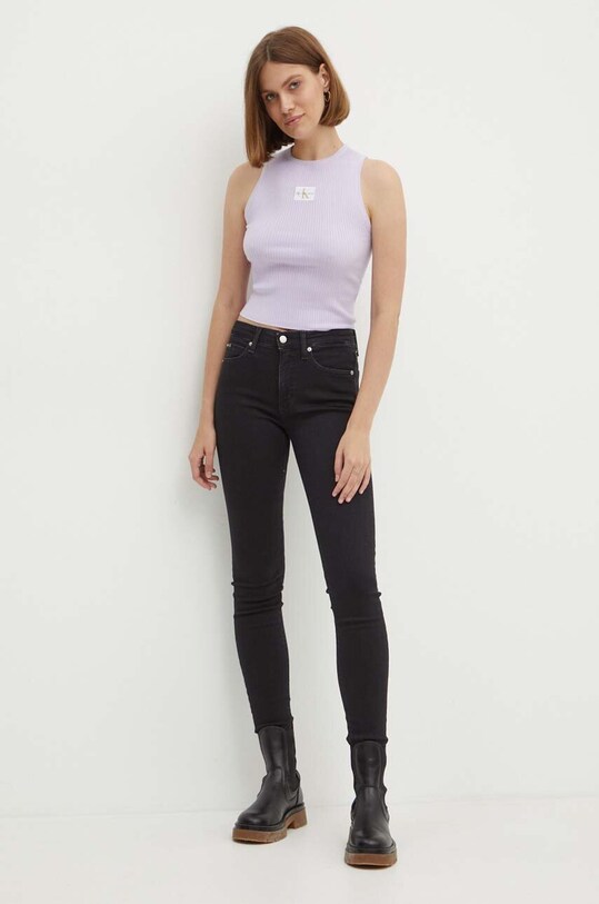 Топ Calvin Klein Jeans J20J223616 фіолетовий AW24