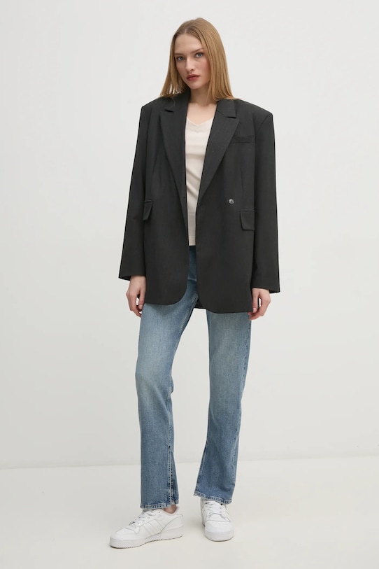 Ρούχα Βαμβακερό μπλουζάκι Calvin Klein Jeans 2-pack J20J223447 μαύρο